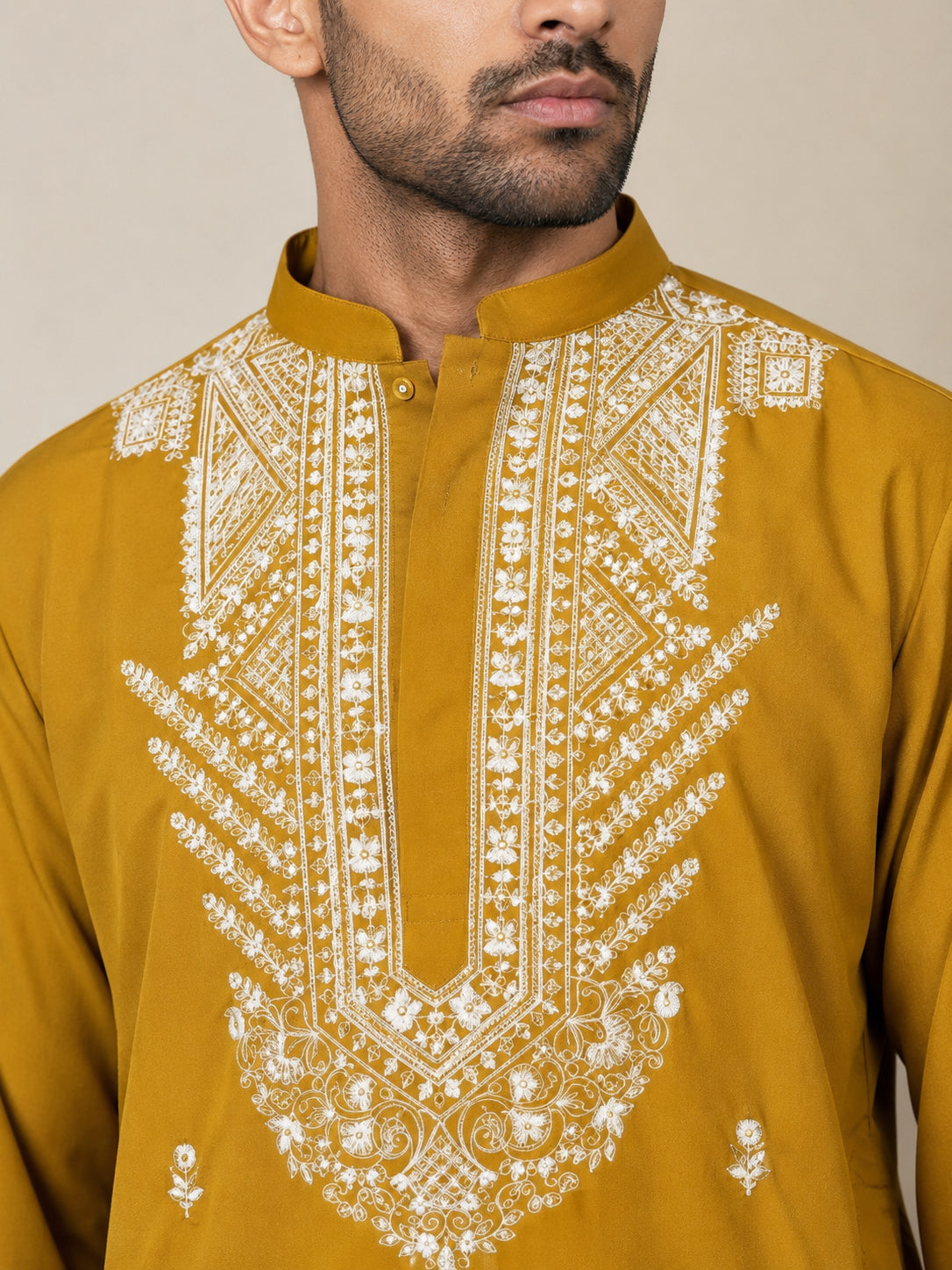 Japanese Fabric Embroidered Ethnic Kurtas