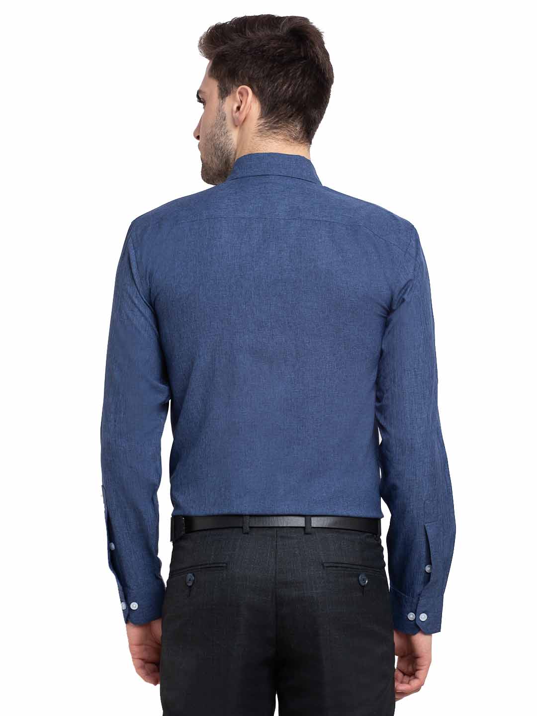 Indian Needle Teal Men's Button Down Collar Cotton Formal Shirt ( SF 785Teal )