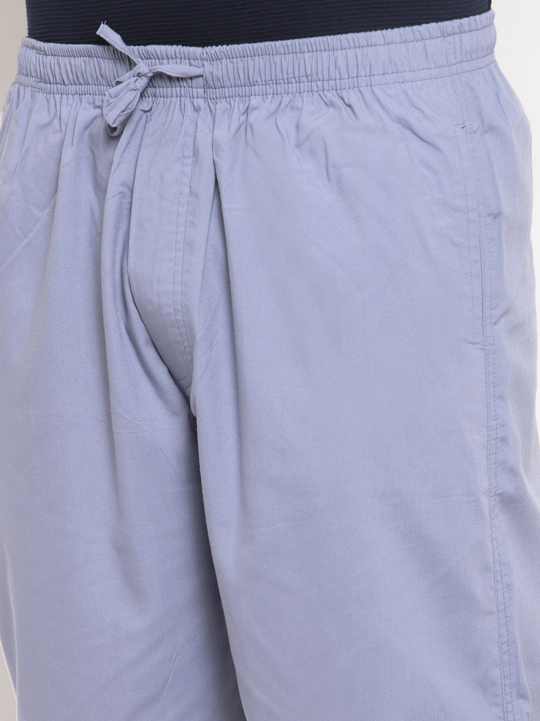 Indian Needle Men's Grey Solid Cotton Track Pants ( JOG 011Light-Grey )