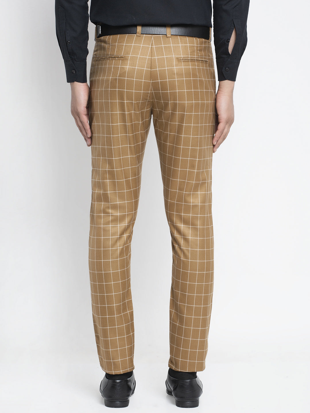 Indian Needle Men's Brown Formal Trousers ( FGP 260Brown )