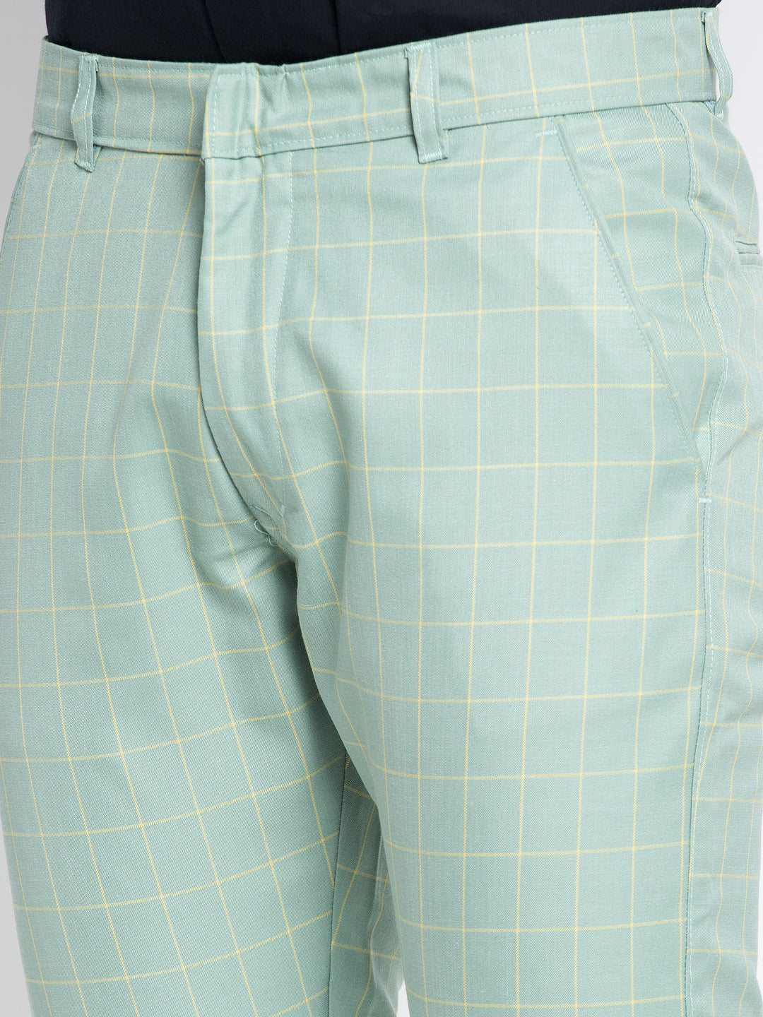 Indian Needle Men's Green Formal Trousers ( FGP 260Sea-Green )