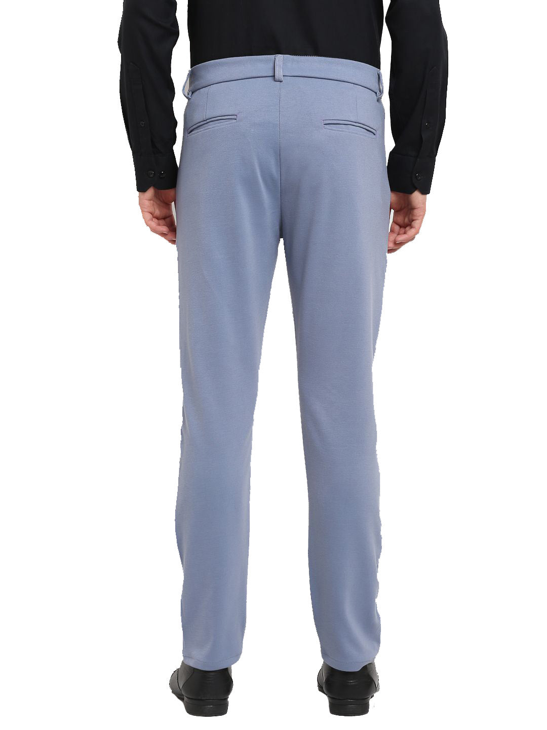 Indian Needle Men's Grey 4-Way Lycra Tapered Fit Trousers ( FGP 269Grey )