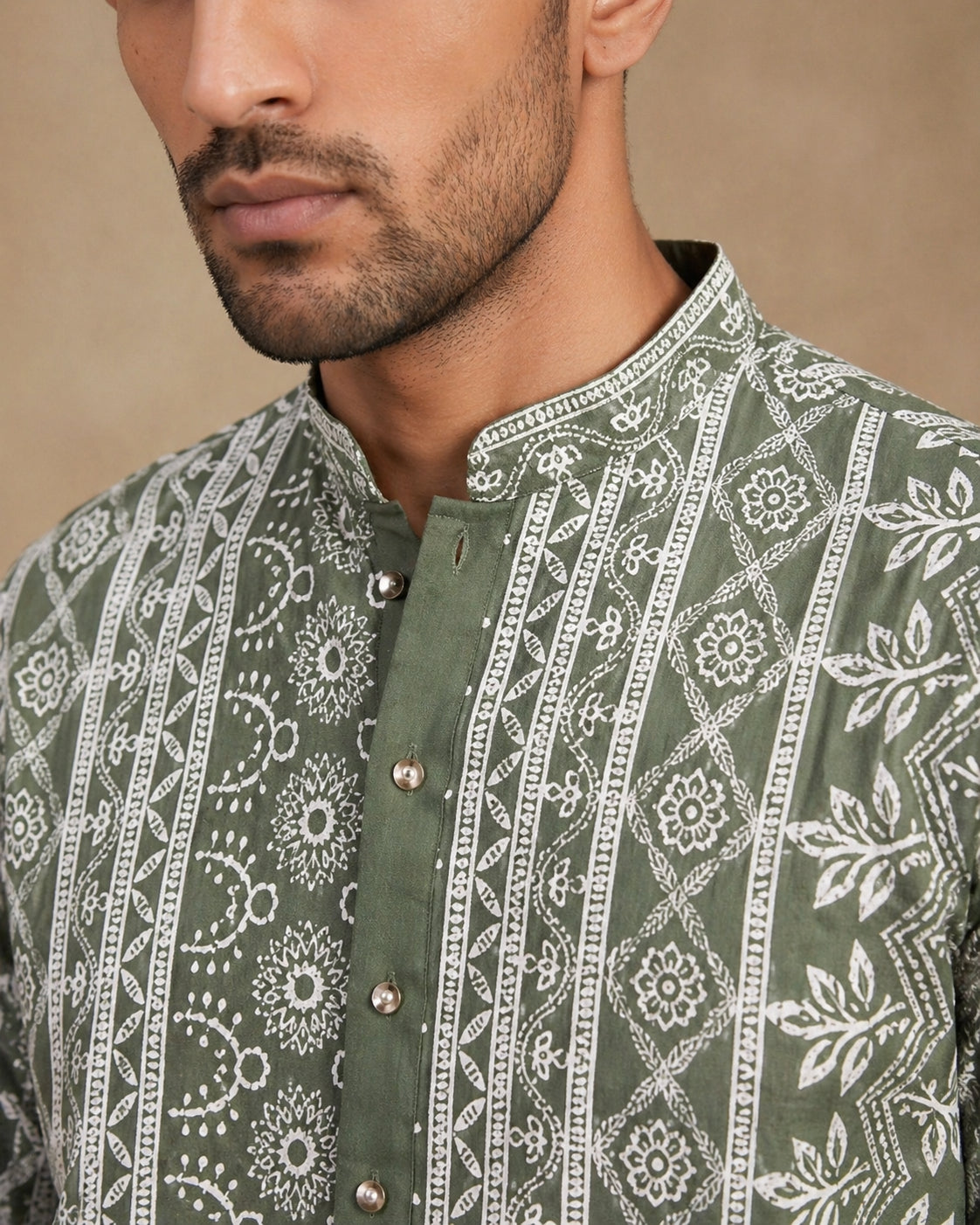 Embroidered Viscose Rayon Kurta ( HOPKO 043Green )