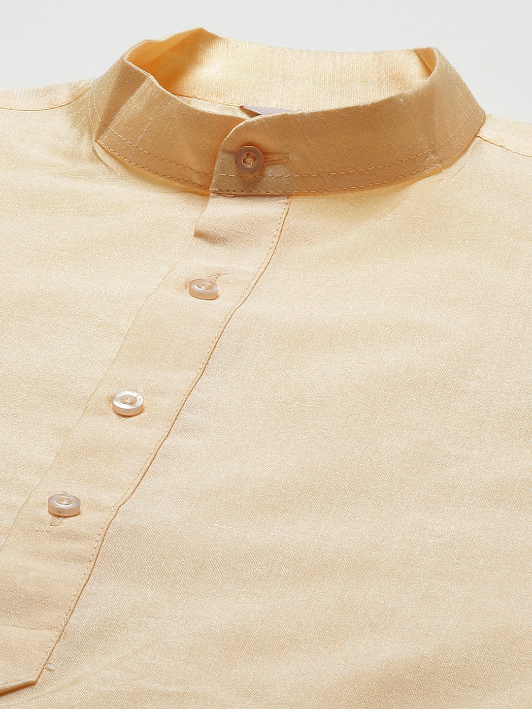 Jompers Men's Golden Dupion Silk Kurta with Churidar & Nehru Jacket ( JOKPWC G-D 4026Blue )