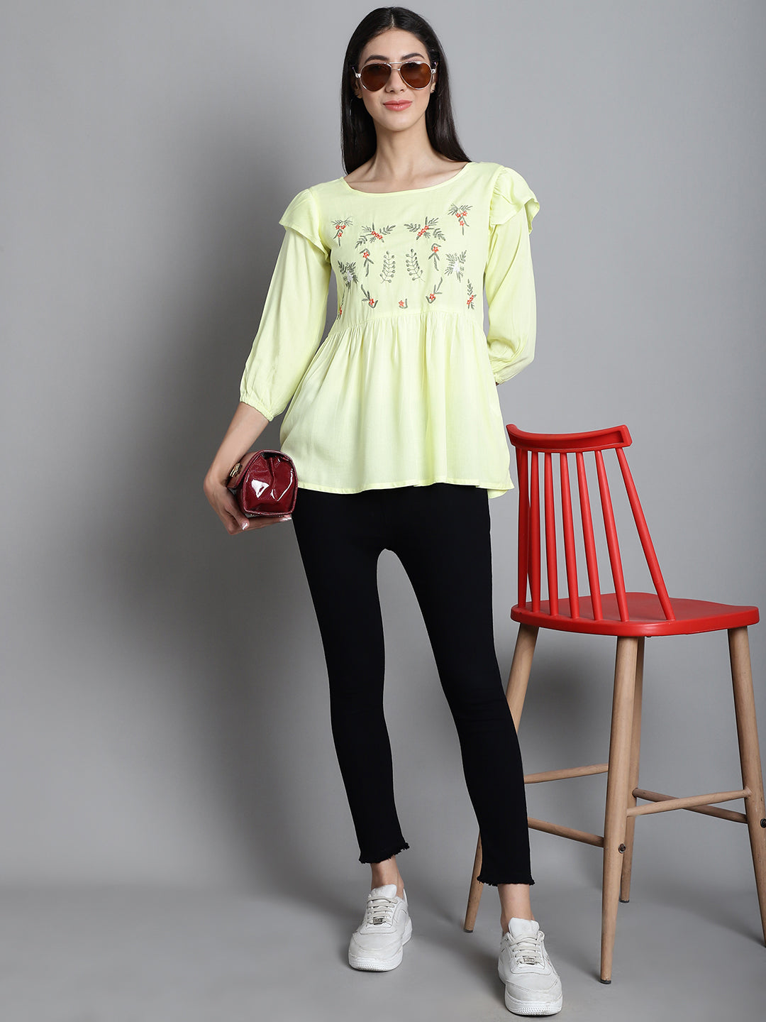Embroidered Stylish Top