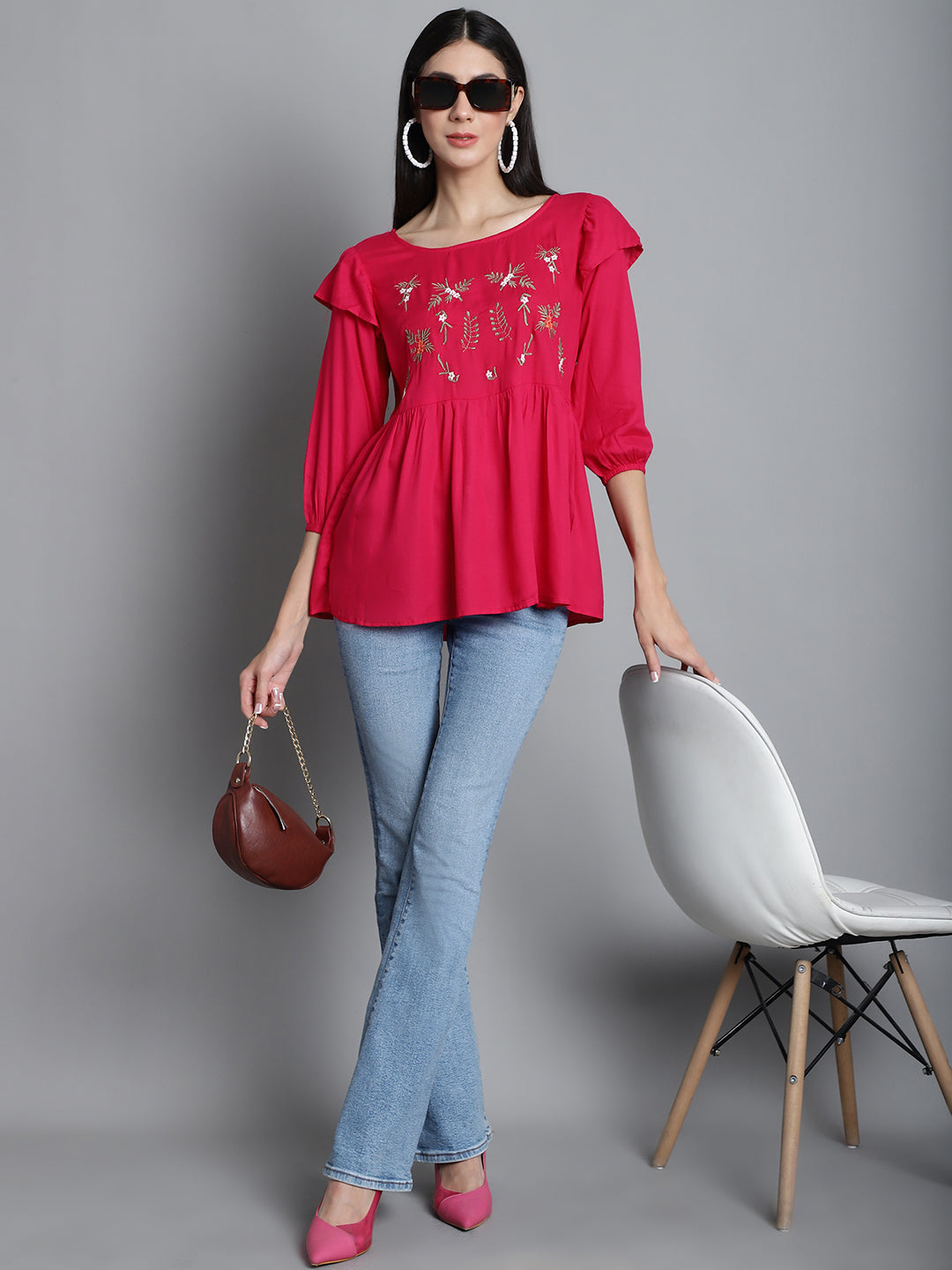 Embroidered Stylish Top