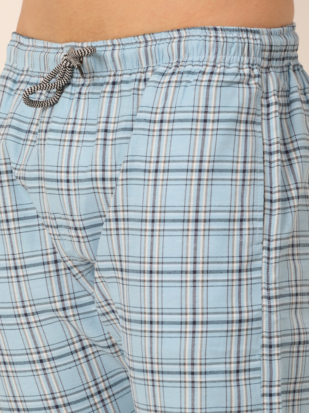 Indian Needle Men's Checked Cotton Track Pants