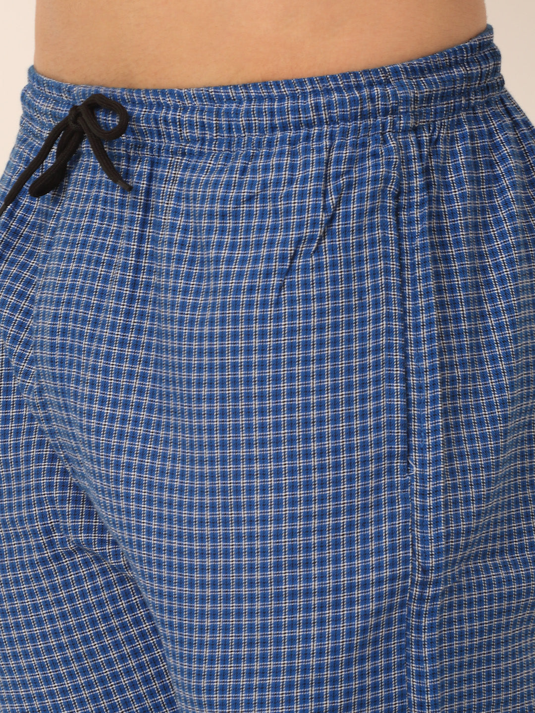 Indian Needle Men's Checked Cotton Track Pants