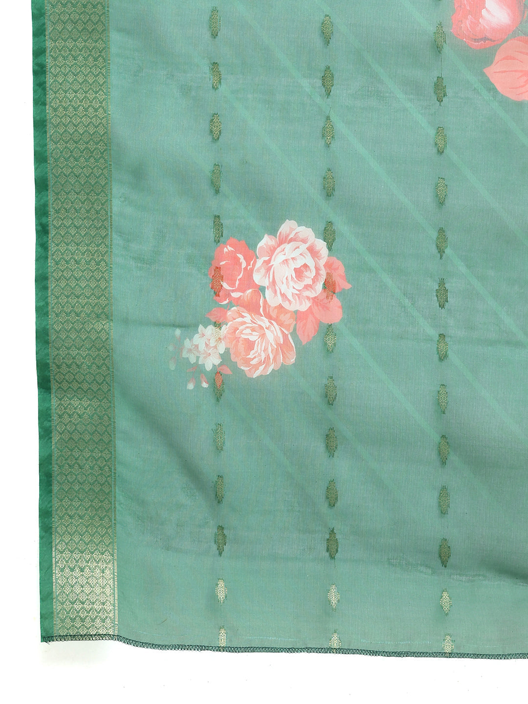 Embroidered Rayon Kurta Palazzos With dupatta ( JOKPL 2137G D66G 1579 Green )