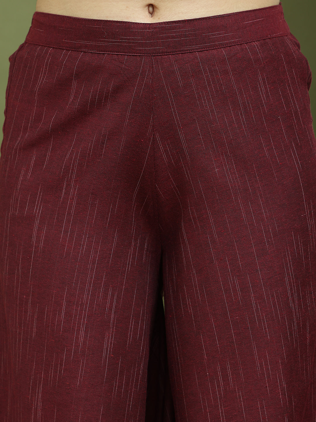 Woven Design straight Kurta Palazzo With Dupatta ( JOKPL D68M 1587 Maroon )