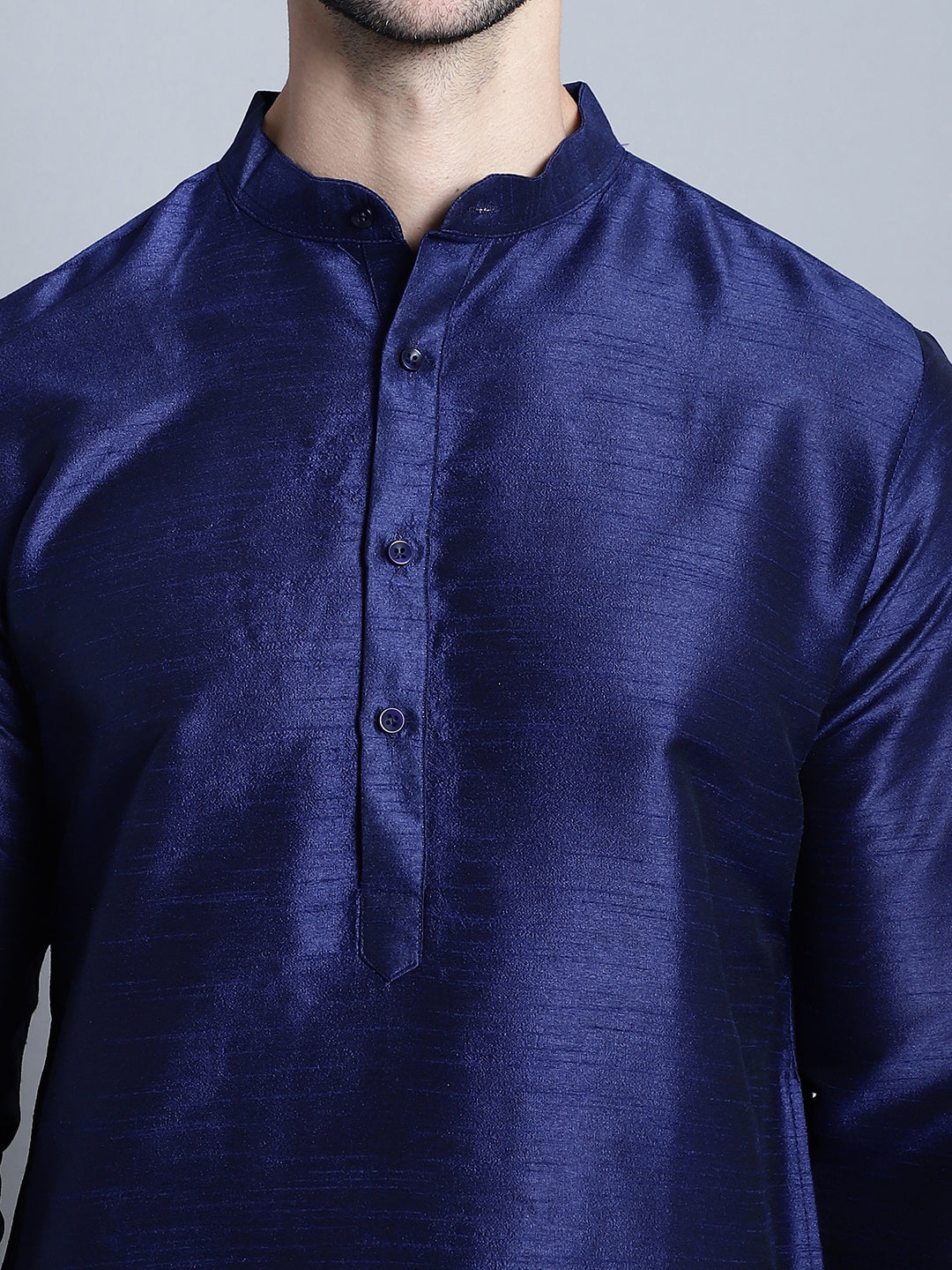 Men's Printed Nehru Jacket With Kurta Pyjama Set