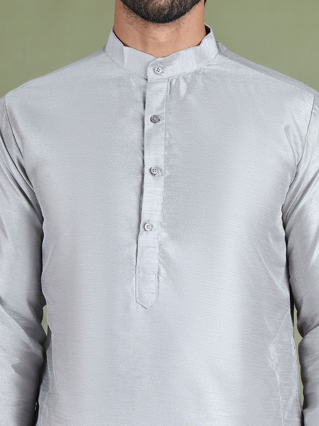 Printed Nehru Jacket With Kurta Pyjama Set for Men ( JOKPWC 636S 4090White )