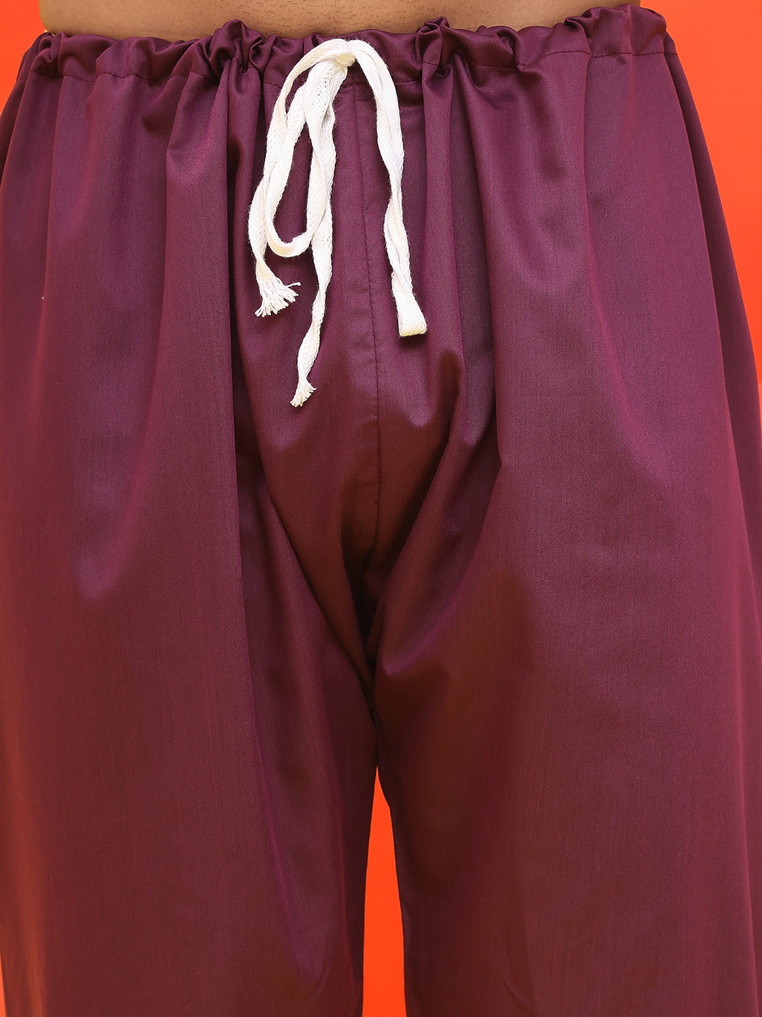 Men's Solid Pathani Kurta with Salwar ( JOKP P 5212 Purple )