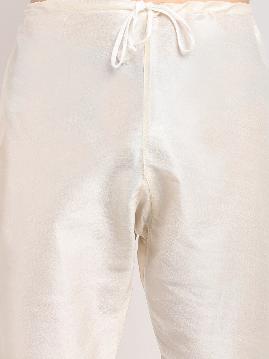 Jompers Men's Black Solid Dupion Silk Kurta Payjama Set ( JOKP 636Black )