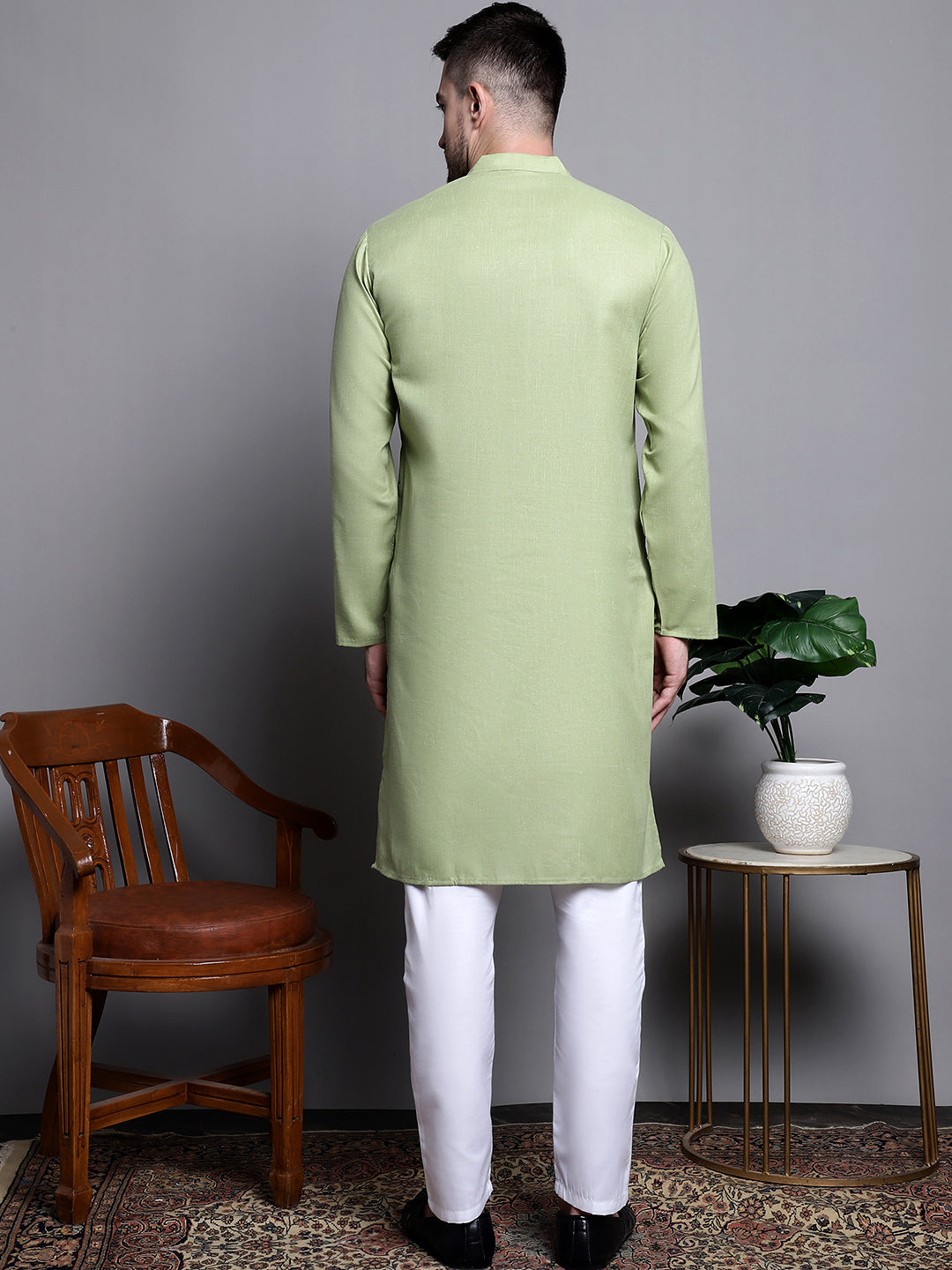 Pure Cotton Kurta with Churidar