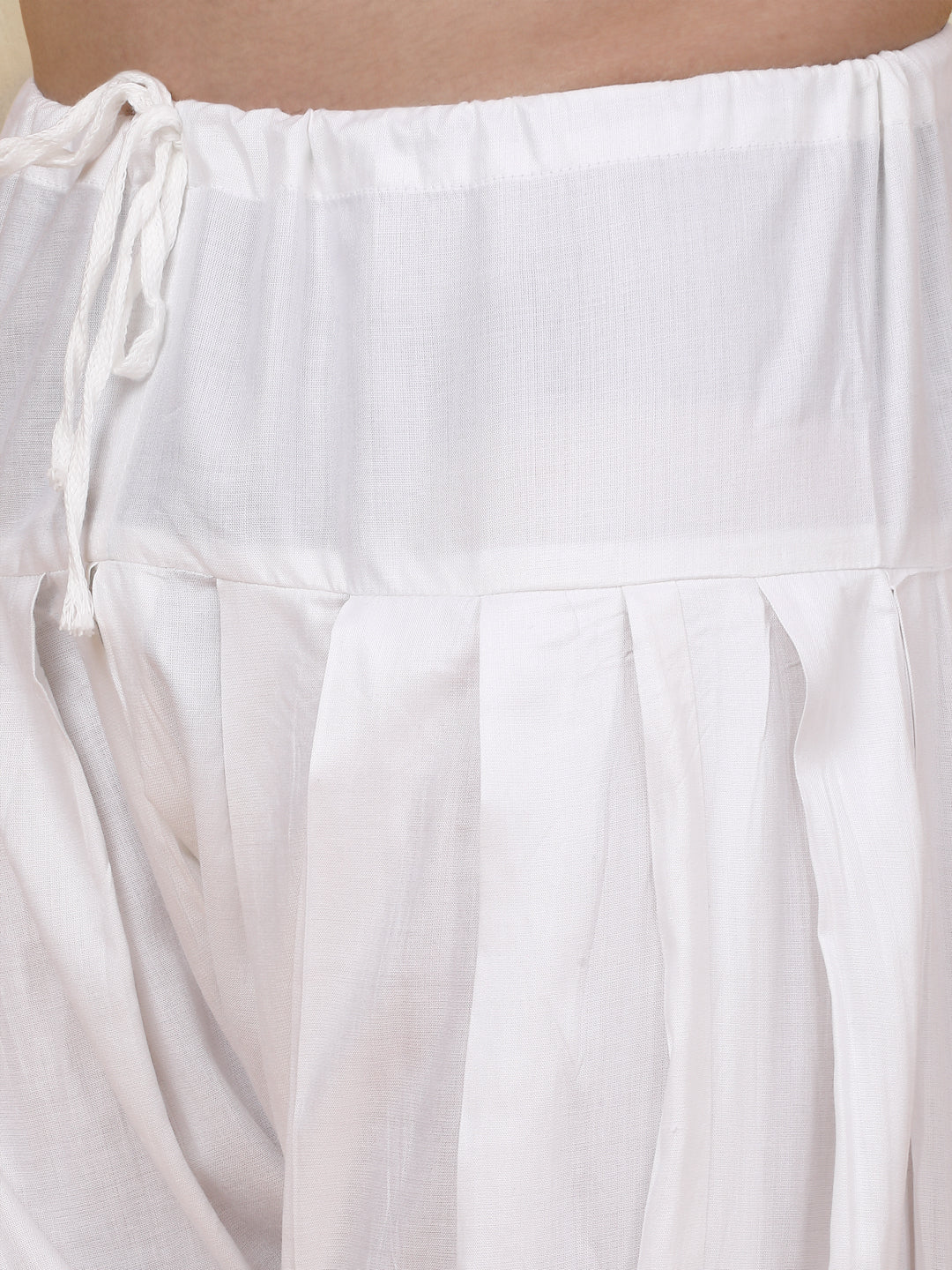 White Viscose Rayon Salwar for Men ( JOSP 007White )