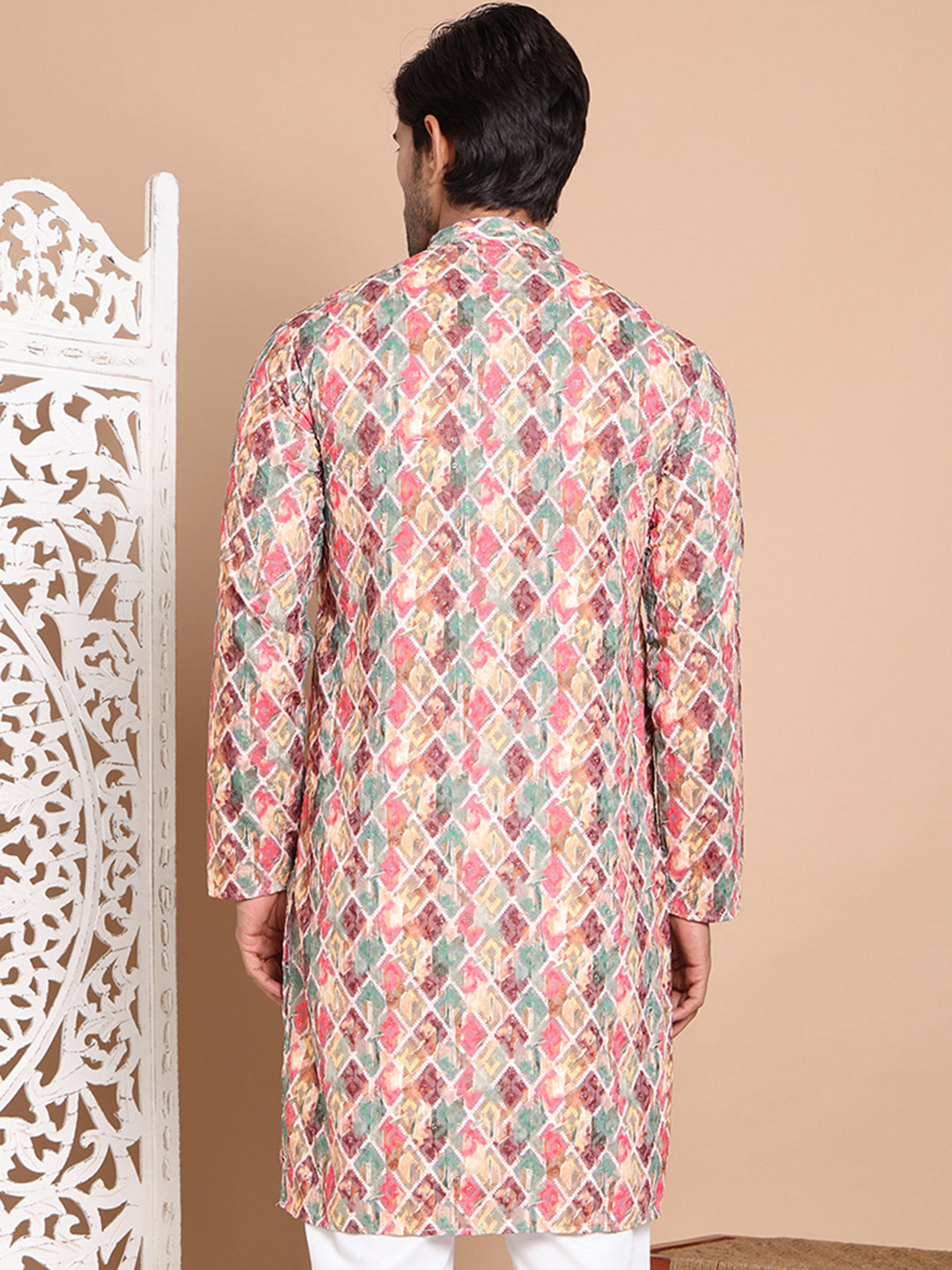 Printed and Emrbroidered Kurtas ( KO 5097Multi )