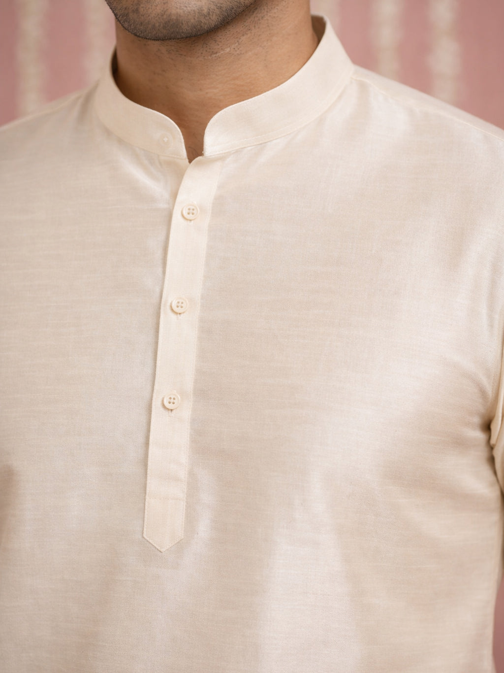Premium Silk Solid Kurta ( ANMKO 5209White )