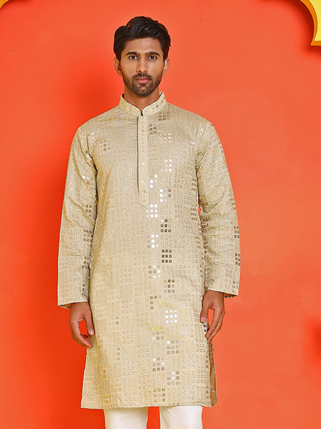 Embroidered & Sequins Kurtas ( KO 5233 Pista )