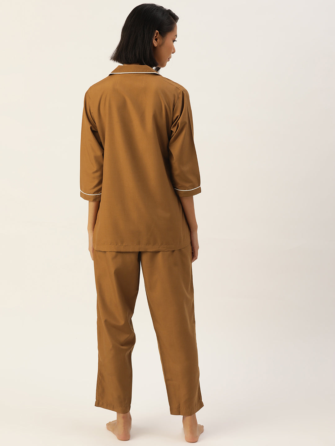 Indian Needle Women Brown Night suit ( LNS 001Brown )