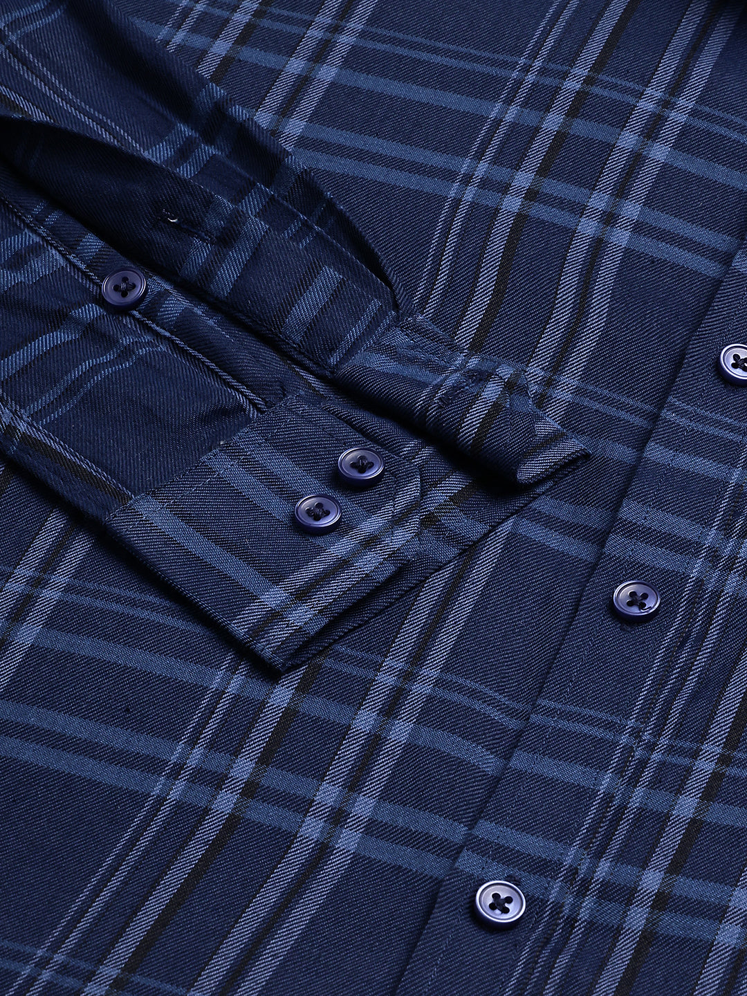 Classic Checks Casual Shirt for Men ( RDSH 021Blue )