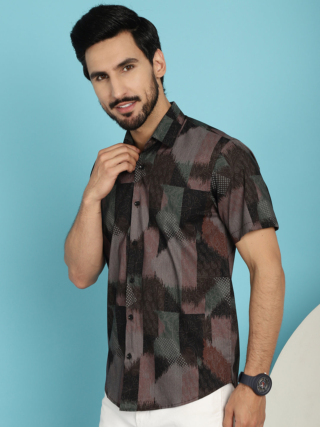 Floral Printed Casual Shirt