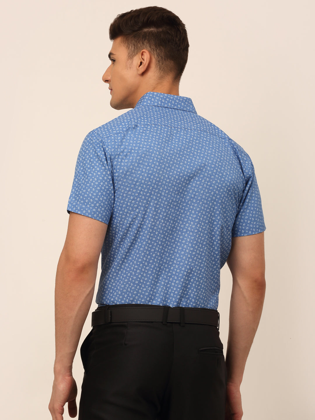 Indian Needle Men's Cotton Printed Formal Shirts