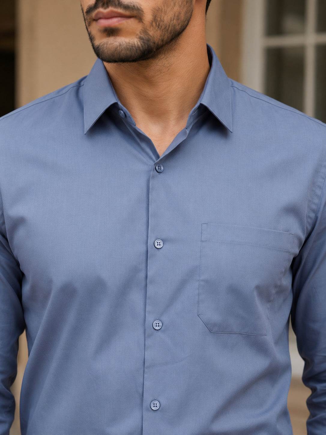 Men's Cotton Solid Casual Shirt ( RDSH 883Grey )