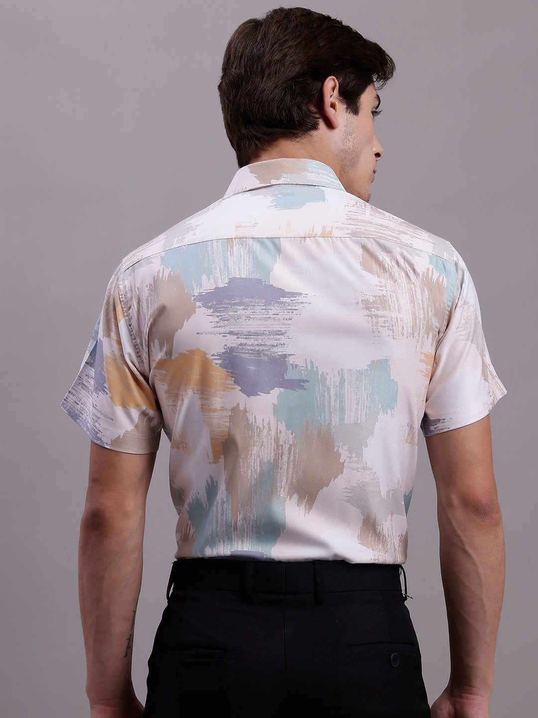 Men's Printed Formal Shirt