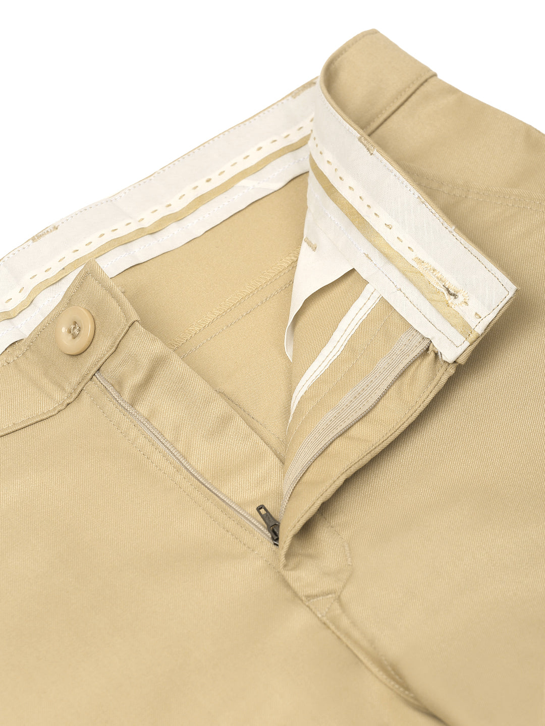 Indian Needle Men's Casual Cotton Solid Shorts ( SGP 153Beige )