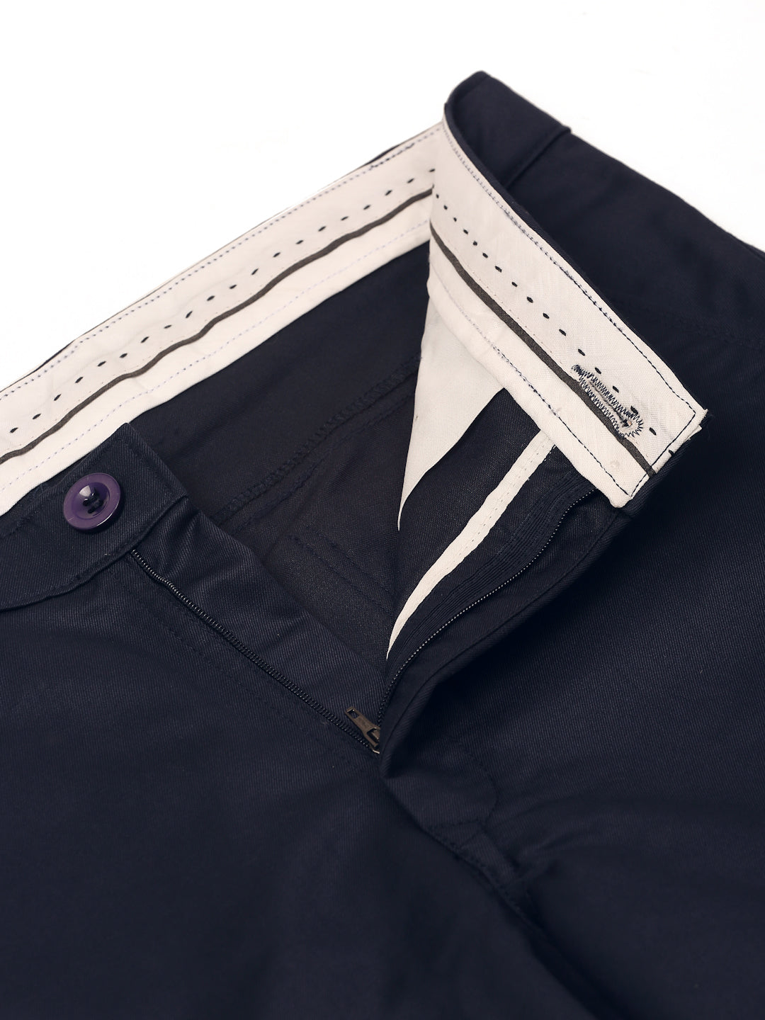Indian Needle Men's Casual Cotton Solid Shorts ( SGP 153Navy )