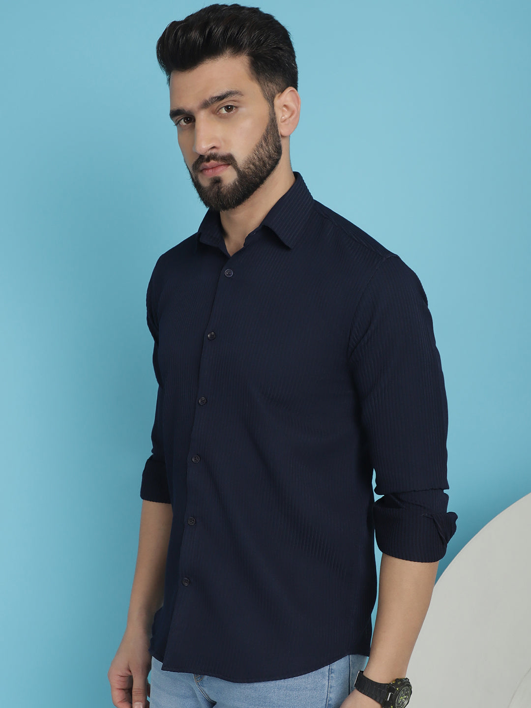 Striped Casual Shirt for Men's