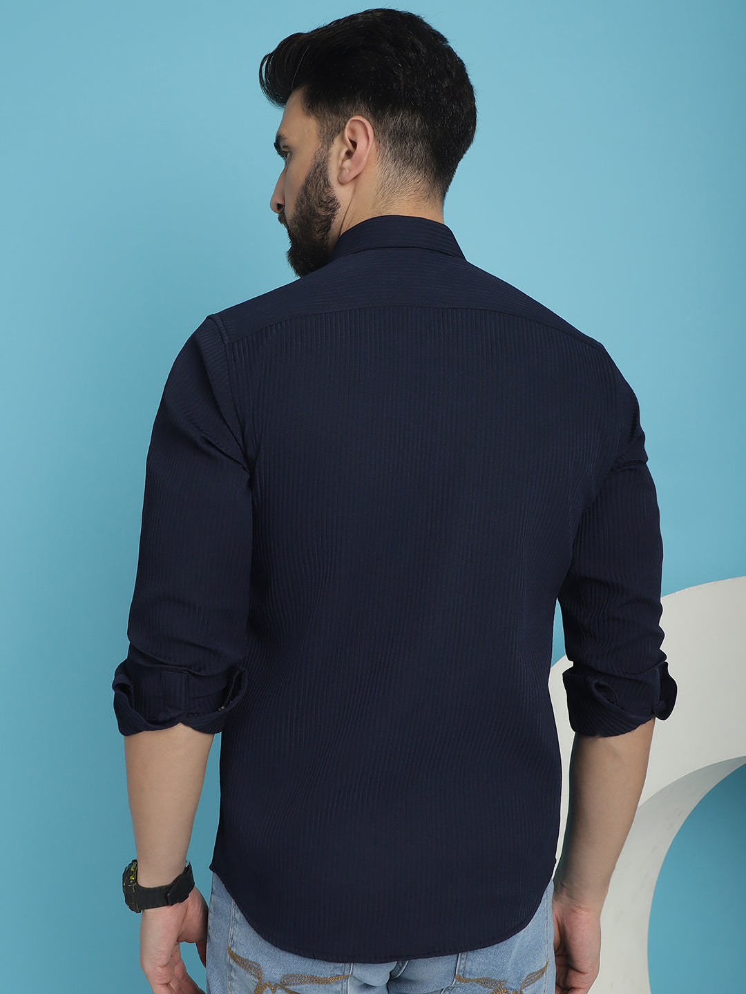 Striped Casual Shirt for Men's