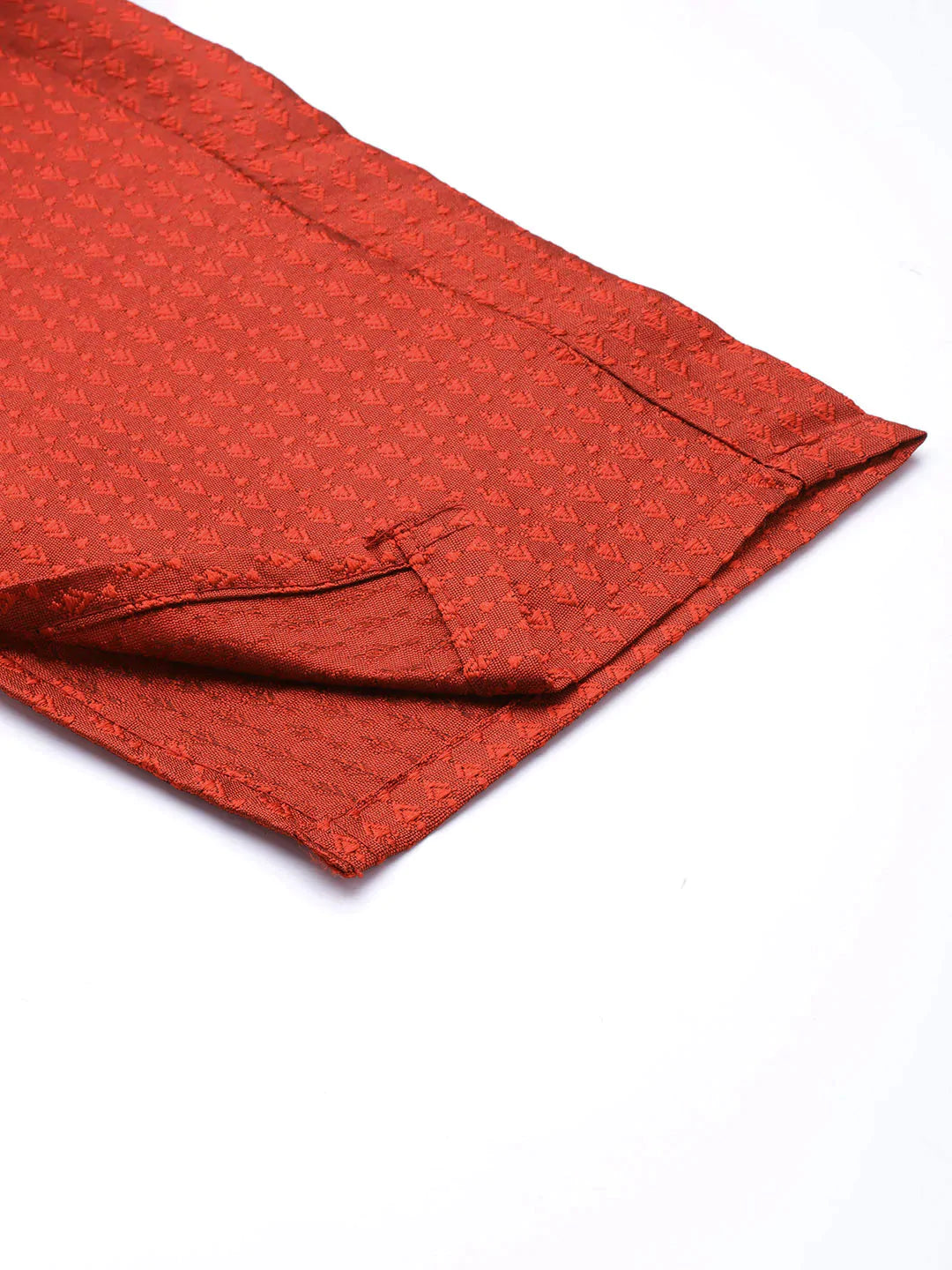 Women Dupion Silk Jacquard Kurta with Trousers & Dupatta ( JOKS D39R 1482 Maroon )