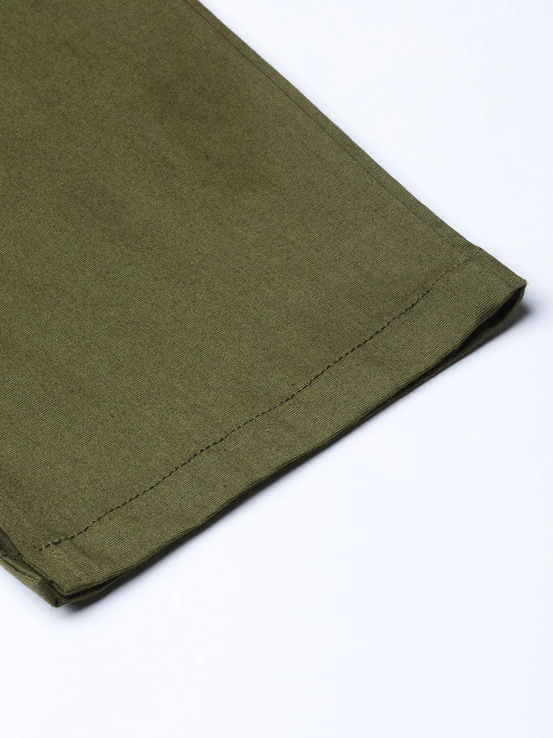 Jompers Women Olive Green Smart Slim Fit Solid Regular Trousers ( JOP 2119 Olive )