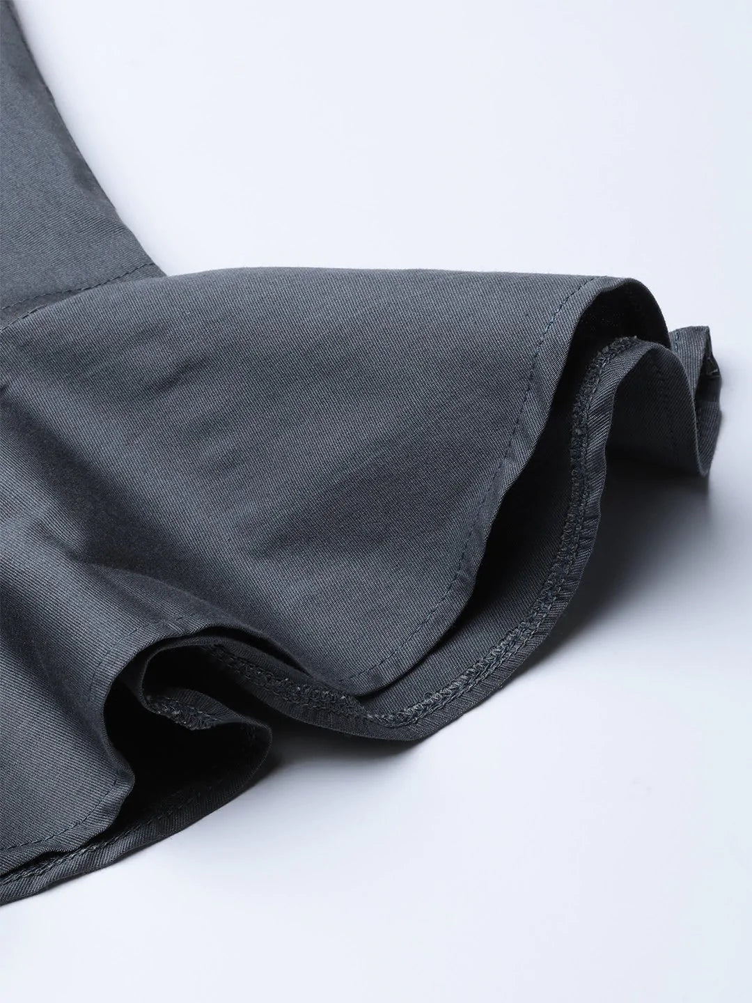 Jompers Women Grey Smart Fit Solid Bottom Flared Trousers ( JOP 2128 Grey )