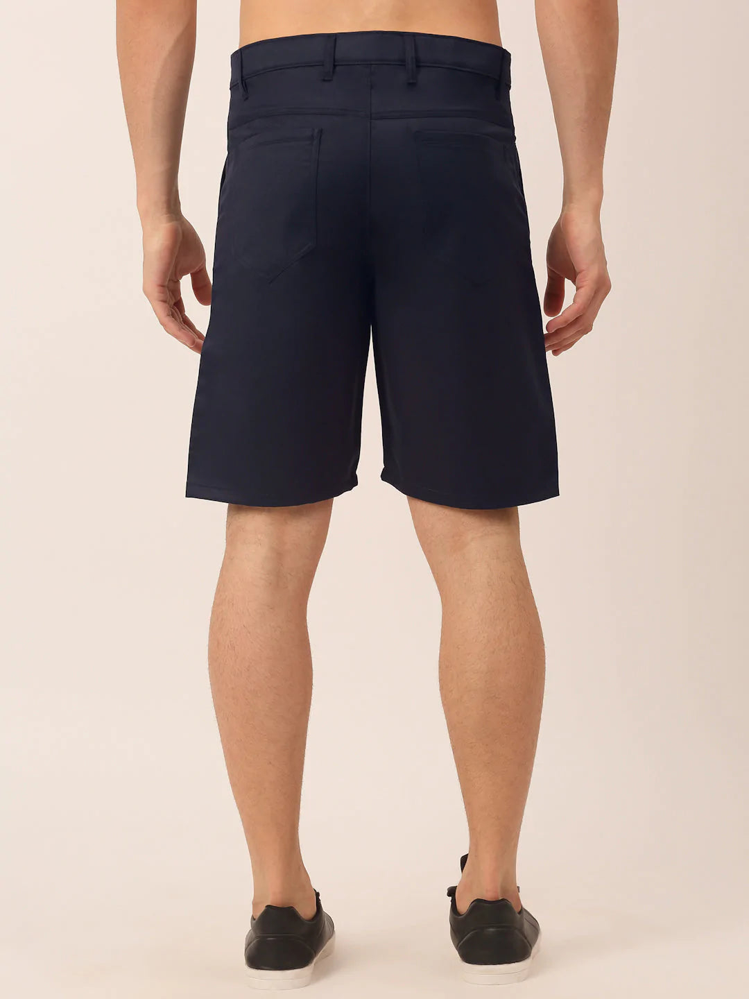 Jainish Men's Casual Cotton Solid Shorts ( SGP 153 Navy )
