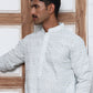 Embroidered Viscose Rayon Kurta ( ANMKO 280Blue )  [RT] [M-6]