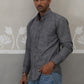 Cotton Blend Solid Casual Shirt for Men ( RDSH 032Grey )