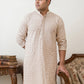 Sequin Embroidered Pure Cotton Kurta with Pyjamas