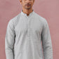 Silk Blend Embroidered Kurtas ( ANMKO 301Silver )  [RT] [L-6]