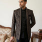 Men's Velvet Embroidered Indo-Western Set