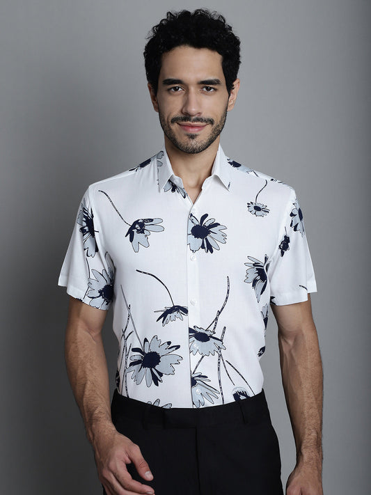 Men's Floral Printed Formal Shirts