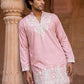 Embroidered Cotton Blend Kurta for Men ( 65KO 5635 Pink )