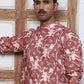 Thread Work & Printed Cotton Blend Kurtas ( ANMKO 297Brown )  [RT] [D-3]