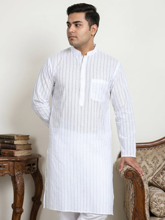 Men's Cotton Striped Kurta