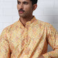 Men's Festive Sequins & Thread Work Kurtas ( ANMKO 288Yellow )  [RT] [C-3]