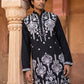Embroidered Cotton Blend Kurta for Men ( Z JKO C 5636 Black )