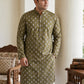 Floral Printed Kurta with Pyjama for Men