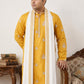 Embroidered & Sequin Kurta With Dupatta